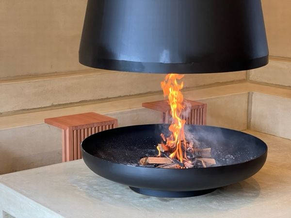 フード型暖炉
